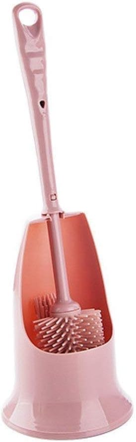 Toilet Brush and Holder Upgraded Design with Soft Bristle,Bathroom Toilet Bowl Brush Set,Toilet Cleaning Brush Kit (Flooring) (Color : D) (D)