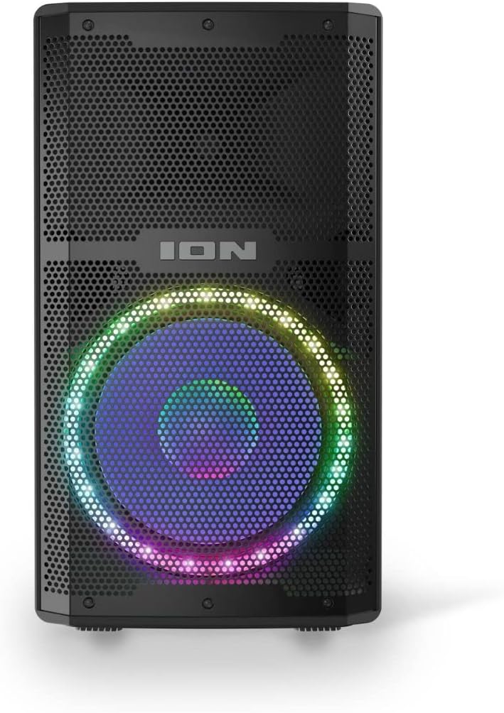 ION Audio Total PA Titan High-Power Speaker System with Premium Wide Sound and Colorful Party Lights (Renewed)