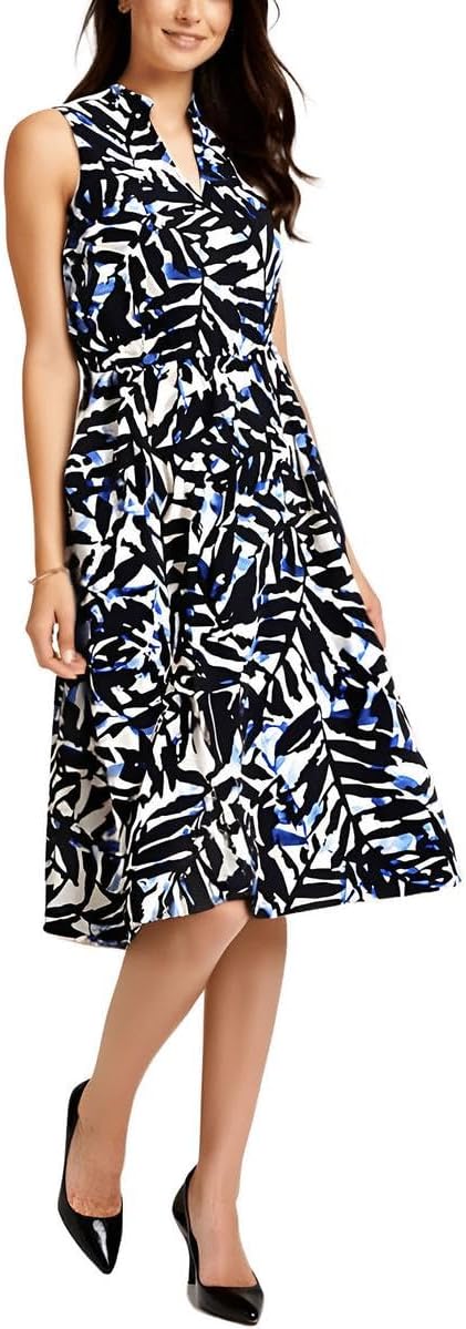 Anne Klein Womens Jenna Drawstring Dress
