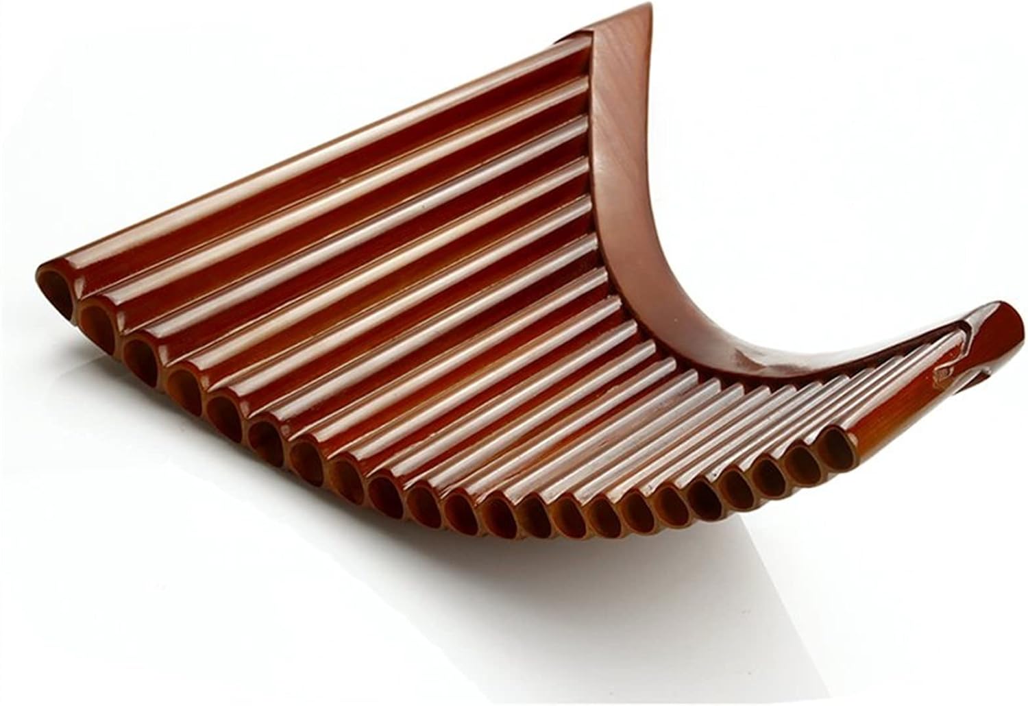 22 Pipes Pan Flute G Key Pan Pipes Woodwind Instrument Bamboo Pan Flute (Color : Left)