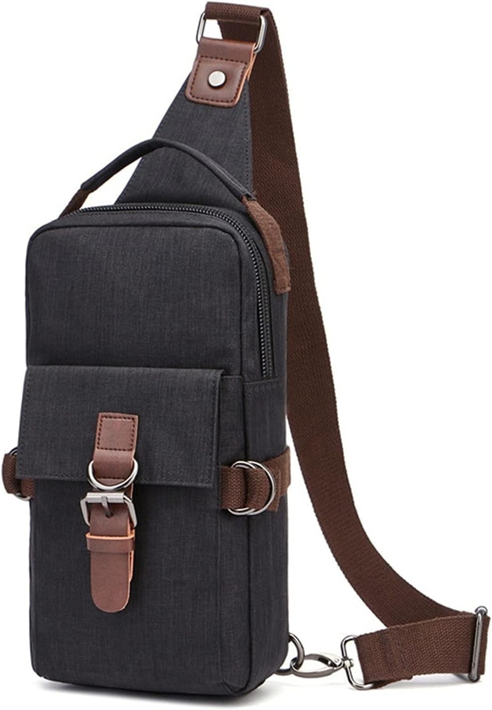 Anti Theft Lightweight Small Crossbody Daypack, Shoulder Chest Sling Backpack For Men Travel Sports bag