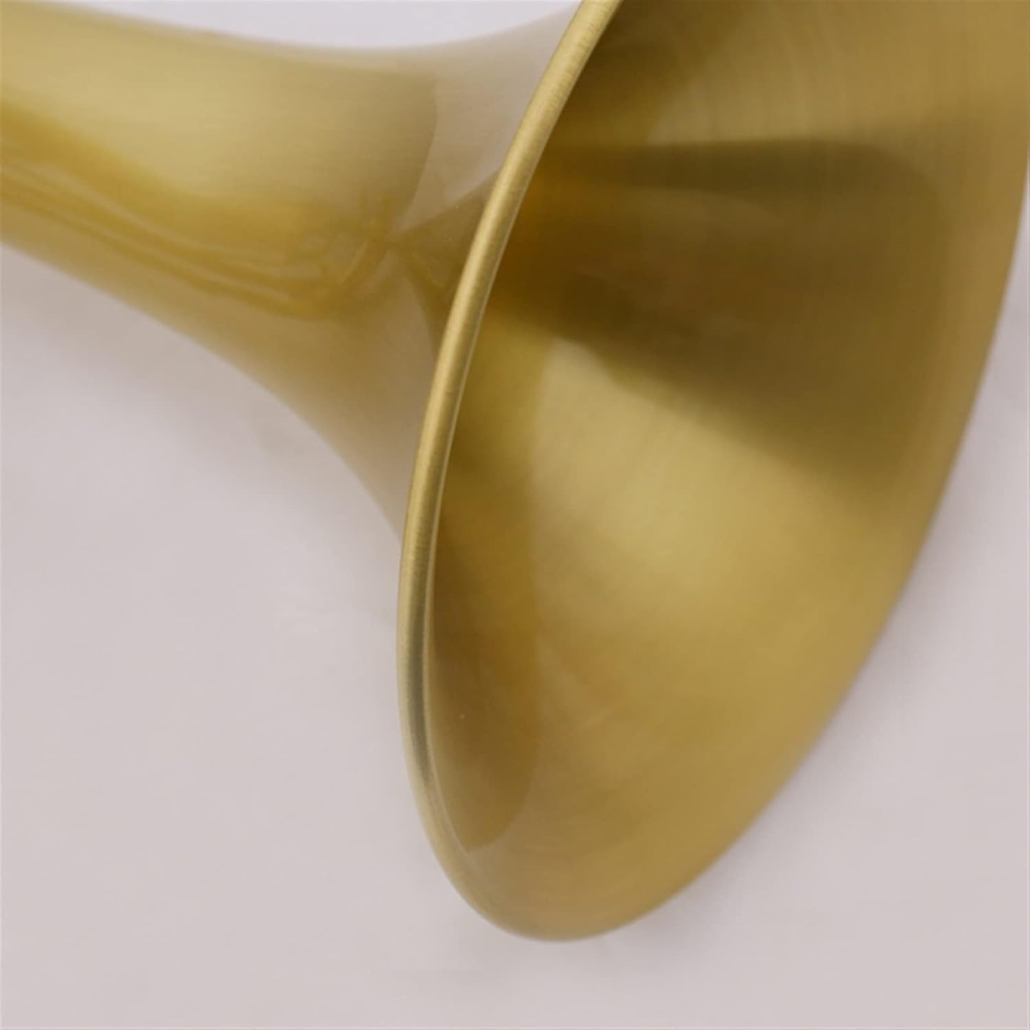 TSTS Brass Instrument Standard Trumpet B-Flat Matte Lacquer Gold Professional Playing Trumpet with Case Professional Trumpet