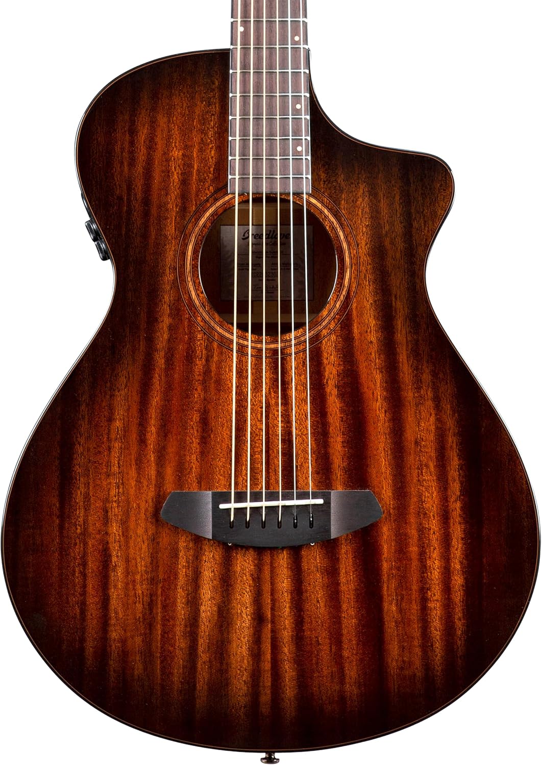 Breedlove Organic Wildwood Pro Parlor Concertina CE Acoustic-Electric Guitar - Suede