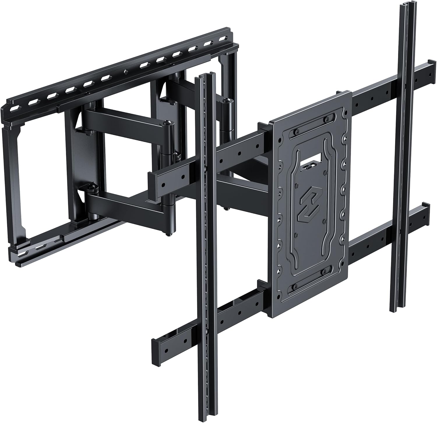 USX MOUNT Heavy Duty Full Motion TV Wall Mount for 60-100 Inch Large TVs, up to 220lbs, Swivel & Tilt, Preassembled TV Mount for 60