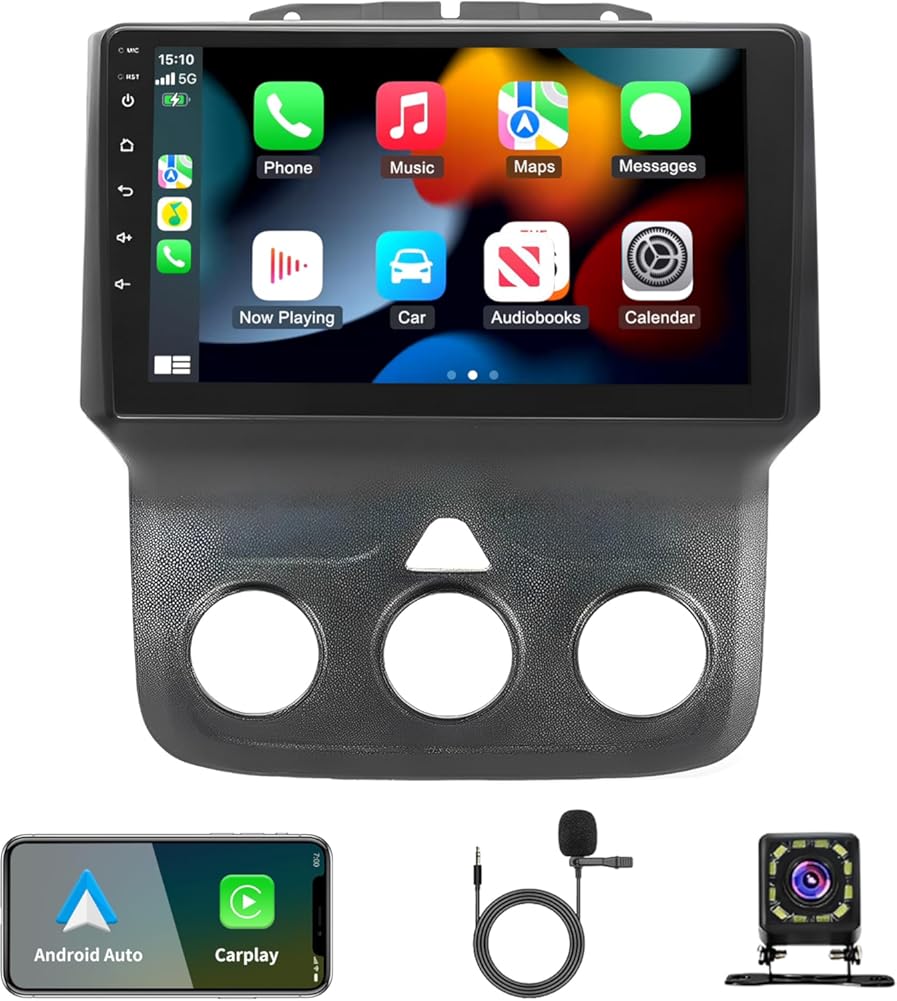 Car Stereo Radio for Dodge Ram 1500 2500 3500 2013 2014 2015 2016 2017 2018 2019, 9