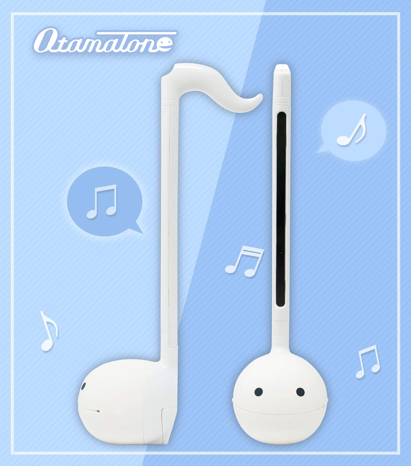 Otamatone White Electronic Musical Instrument Portable Synthesizer Collector's Set Deluxe + Regular
