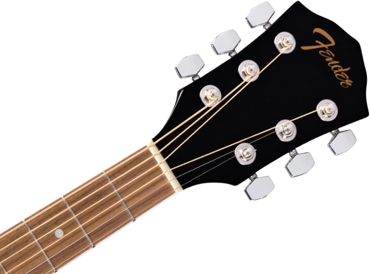 Fender FA-125 Dreadnought Guitar - Black Bundle with Gig Bag, Tuner, Strap, Strings, String Winder, Picks, and Austin Bazaar Instructional DVD