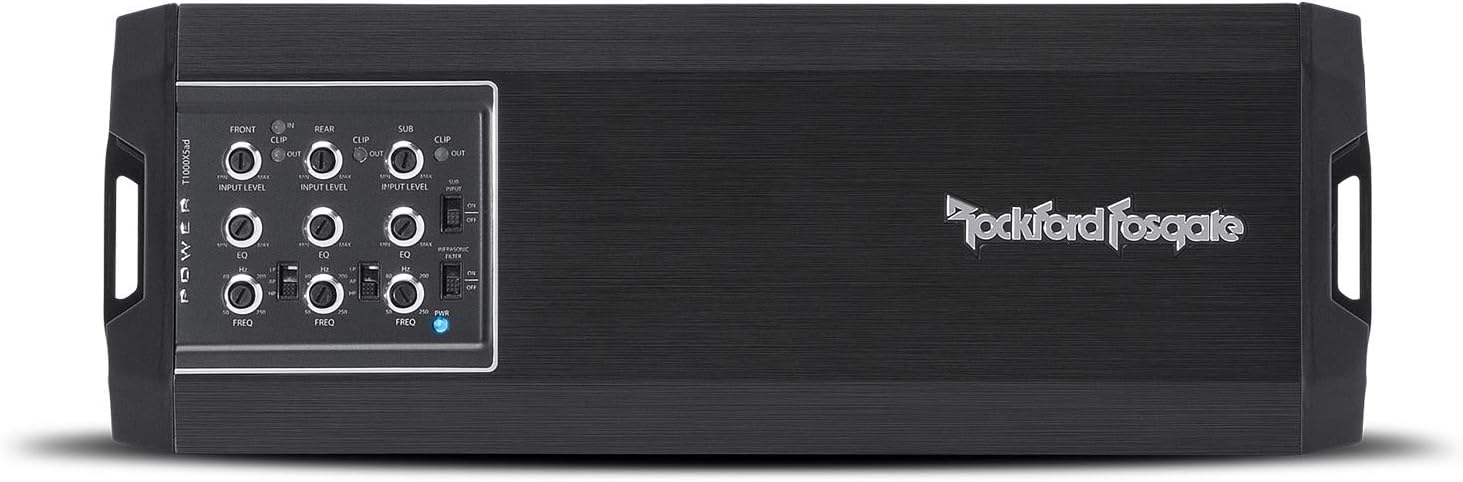 Rockford Fosgate T1000X5ad Power 1,000 Watt Class-ad 5-Channel Amplifier