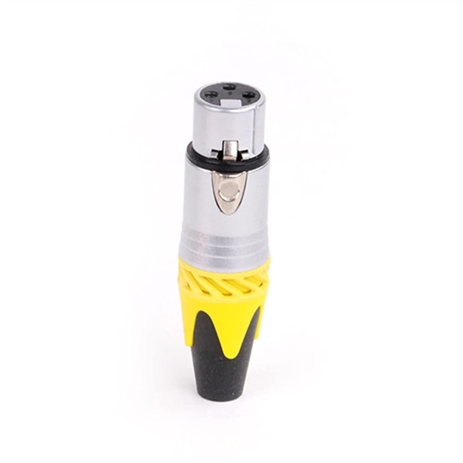 X L R Connector 3pin XLR Microphone M I C Male Plug Female Jack Adapter 6 Colors Available Cable Terminals Soldering 10Pcs (Color : D1037F-Yellow)