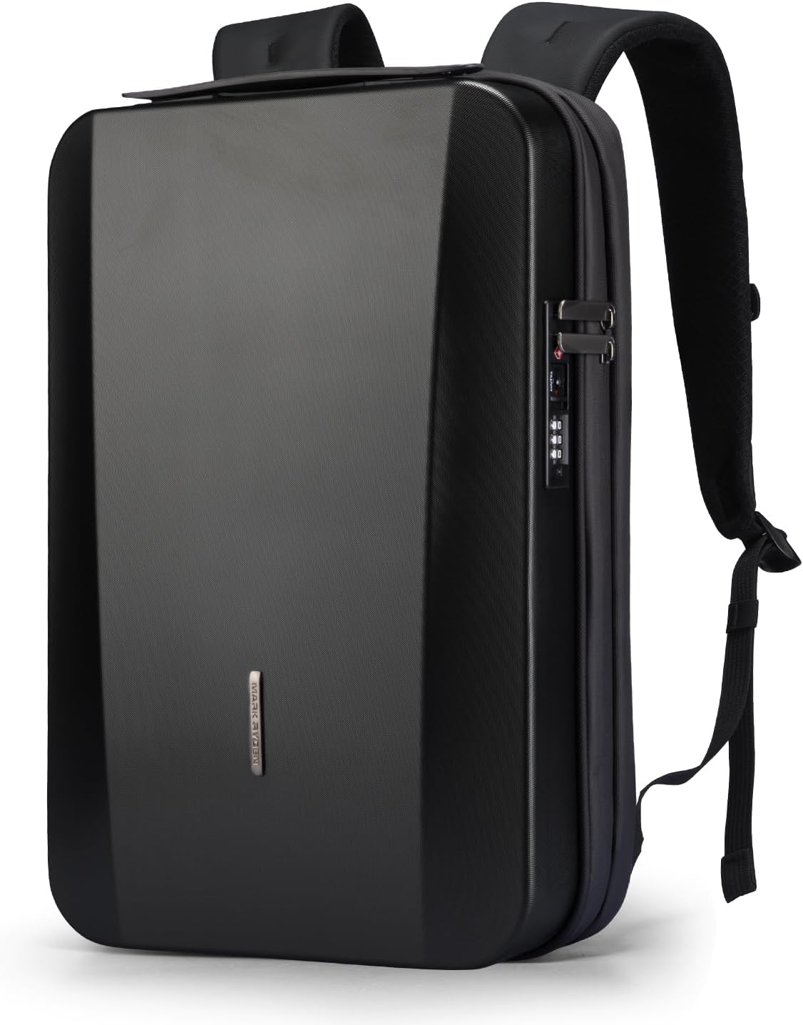 MARK RYDEN Laptop Backpack for Men, Hard Shell Anti-Theft Backpack with TSA Approved Lock and USB Charging Port, Business Backpack for Working, Commuting