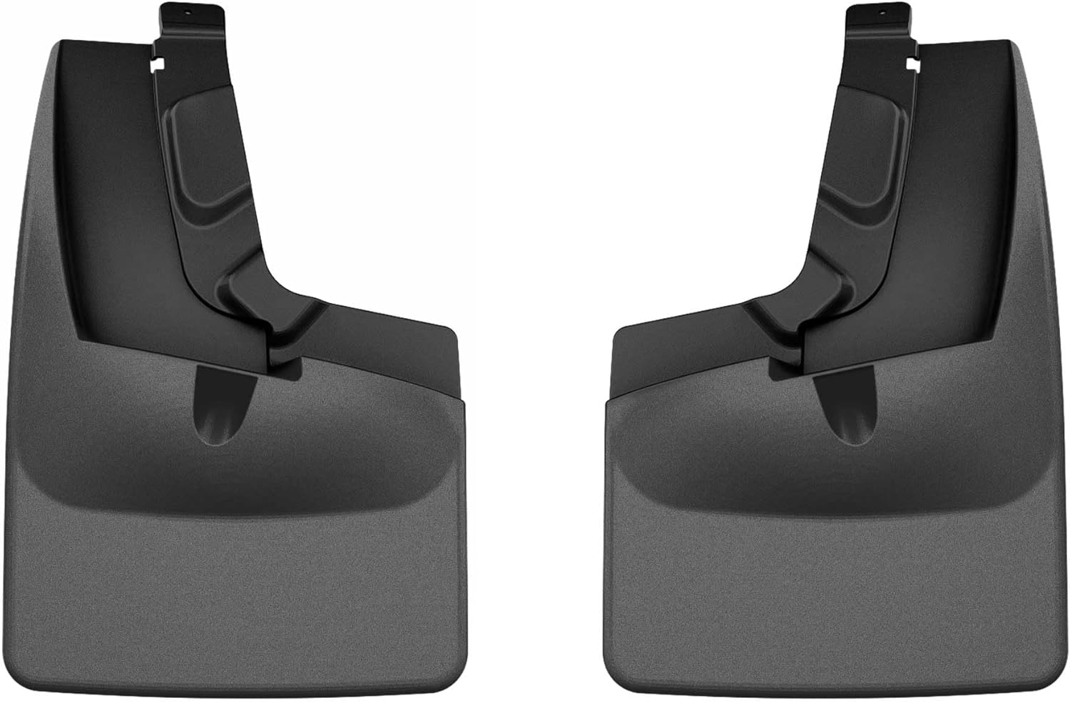 WeatherTech Custom No Drill Splash Guard MudFlaps for Ford Ranger, Rear Pair (120169), Black