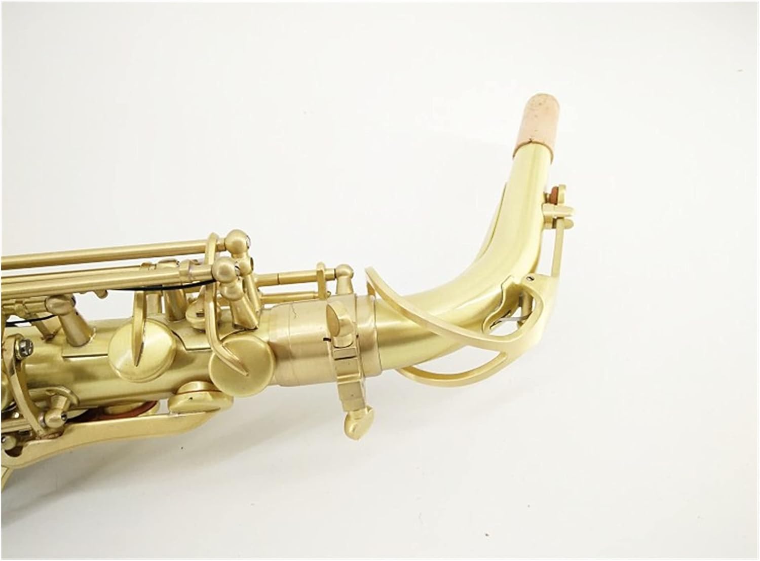 Professional Saxophone E-Flat Alto Saxophone/Wind Instrument Brushed Saxophone is Suitable for Beginners, Children and Ladies Brass Sax Beginners Kit