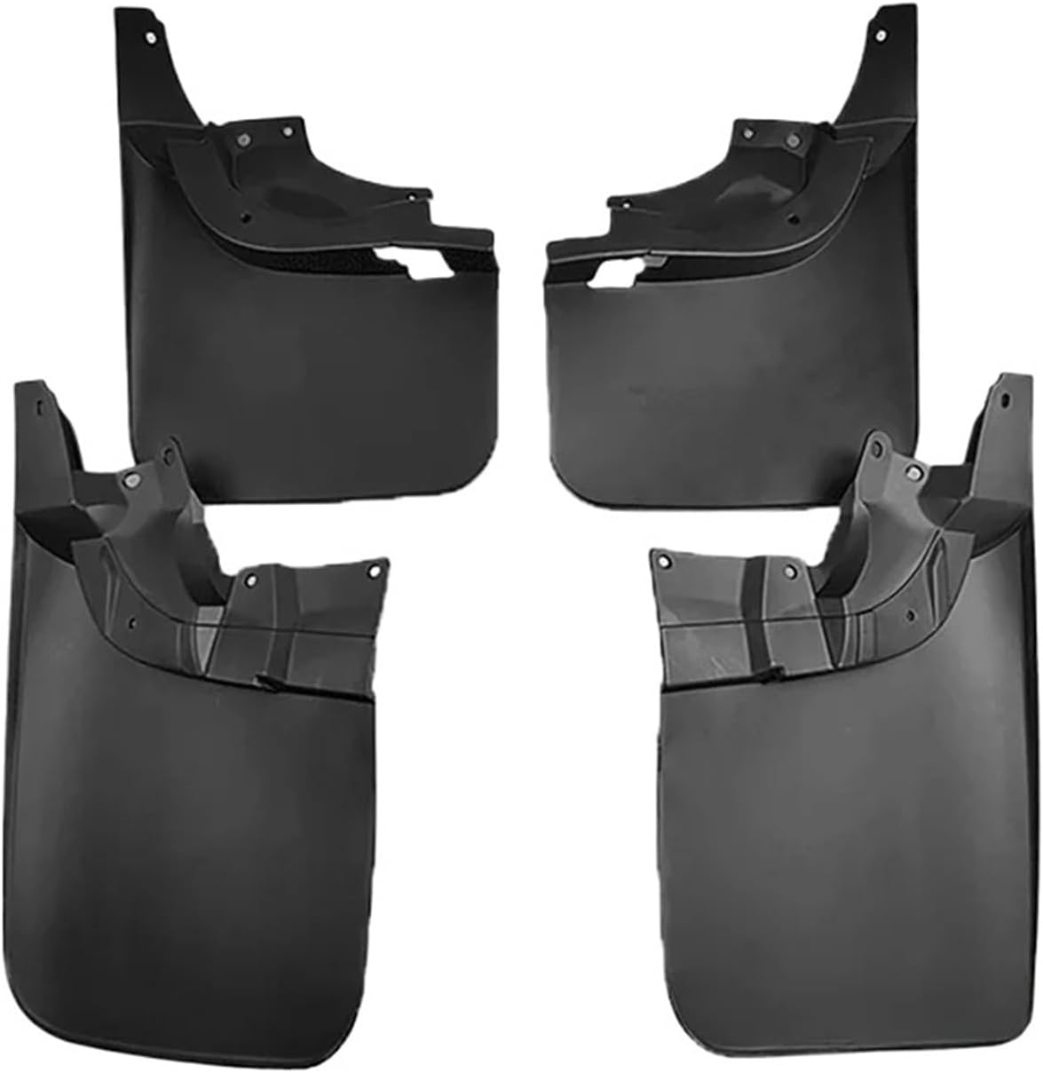 4Pcs/Set Black Car Mudguards Mud Front and Rear Wheel Fenders Compatible for Nissan Navara D22 NP300 4WD 2002-2015 Car Accessories