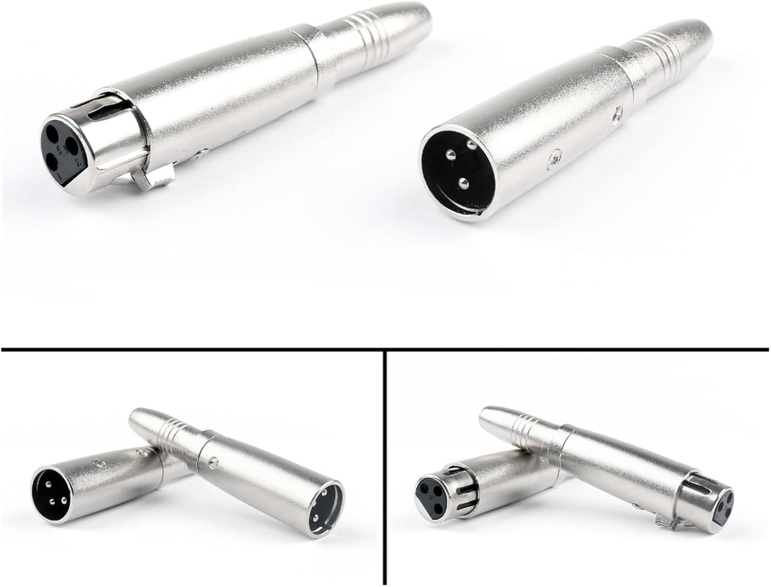 Male/Female XLR 3Pin to 1/4