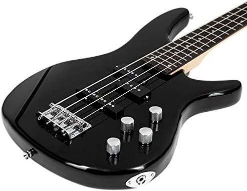 Music Lover GIB Electric Bass Guitar Full Size 4 String Black 3-7 Days Delivery