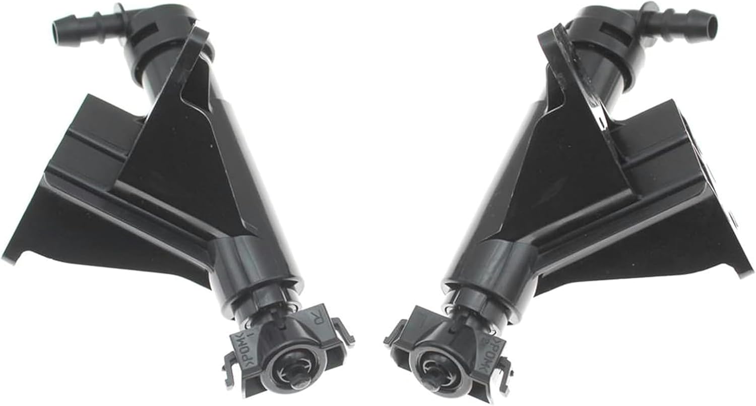 Car Headlight Washer Nozzle 2Pcs Car Headlight Washer Nozzle Head Light Cleaning Jet Pump 98671C5000 98672C5000 Water Sprayer for Kia for Sorento Um 2015-2018