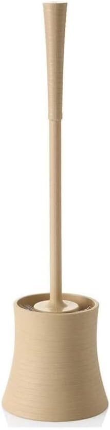 Toilet Brush Toilet Brushes and Holders Plastic Toilet Brush Set Bathroom WC Toilet Brush Long Handle Loo Brush Scrubber Toilet Brush and Holder (Color : Beige) (Beige)