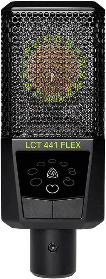 Lewitt LCT 441 Flex Multipattern Studio Condenser Microphone Bundle with Polsen HPC-A30-MK2 Studio Monitor Headphones, Tripod Microphone Stand, & XLR-XLR Cable