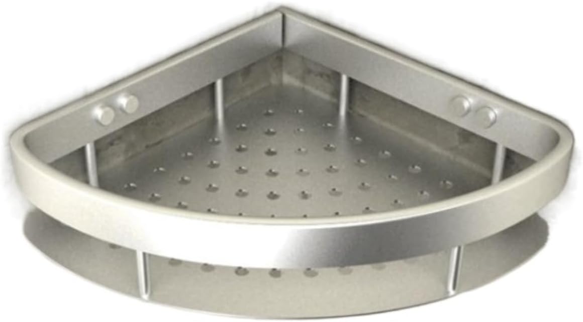 Bathroom Shelf Shower Caddy Shower Shelves Corner Shower Rack Drilling Shower Organizer Wall Mount Space Aluminum For Kitchen Toilet Shower Shelf Shower Organizer Bathroom Shelves ( Color : Silver , S