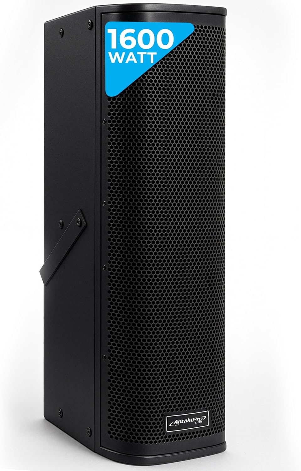 ANTAKRIPO Professional 1600W Powered Column Array Speakers – Active Wireless Speaker System with Digital Amplifier, DSP Control, USB, RCA/XLR, TWS Pairing & Master Volume Control