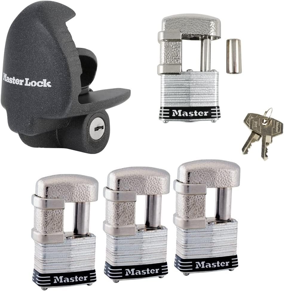 Master Lock - 5 Trailer Locks Keyed Alike 5KA-37937-37