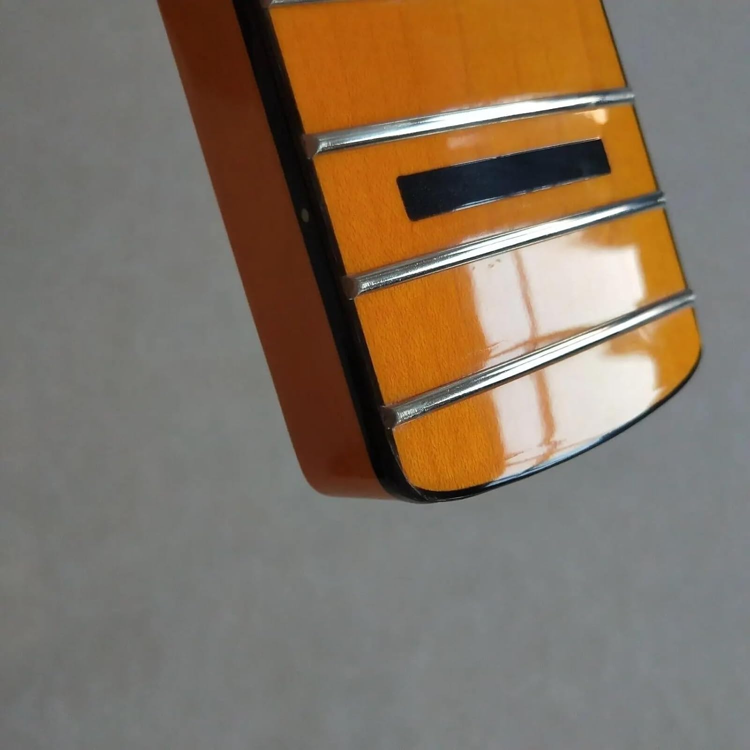 Yellow P Bass Guitar Neck 20 Fret 34 Inch Maple Fingerboard Inlay Replacement Parts