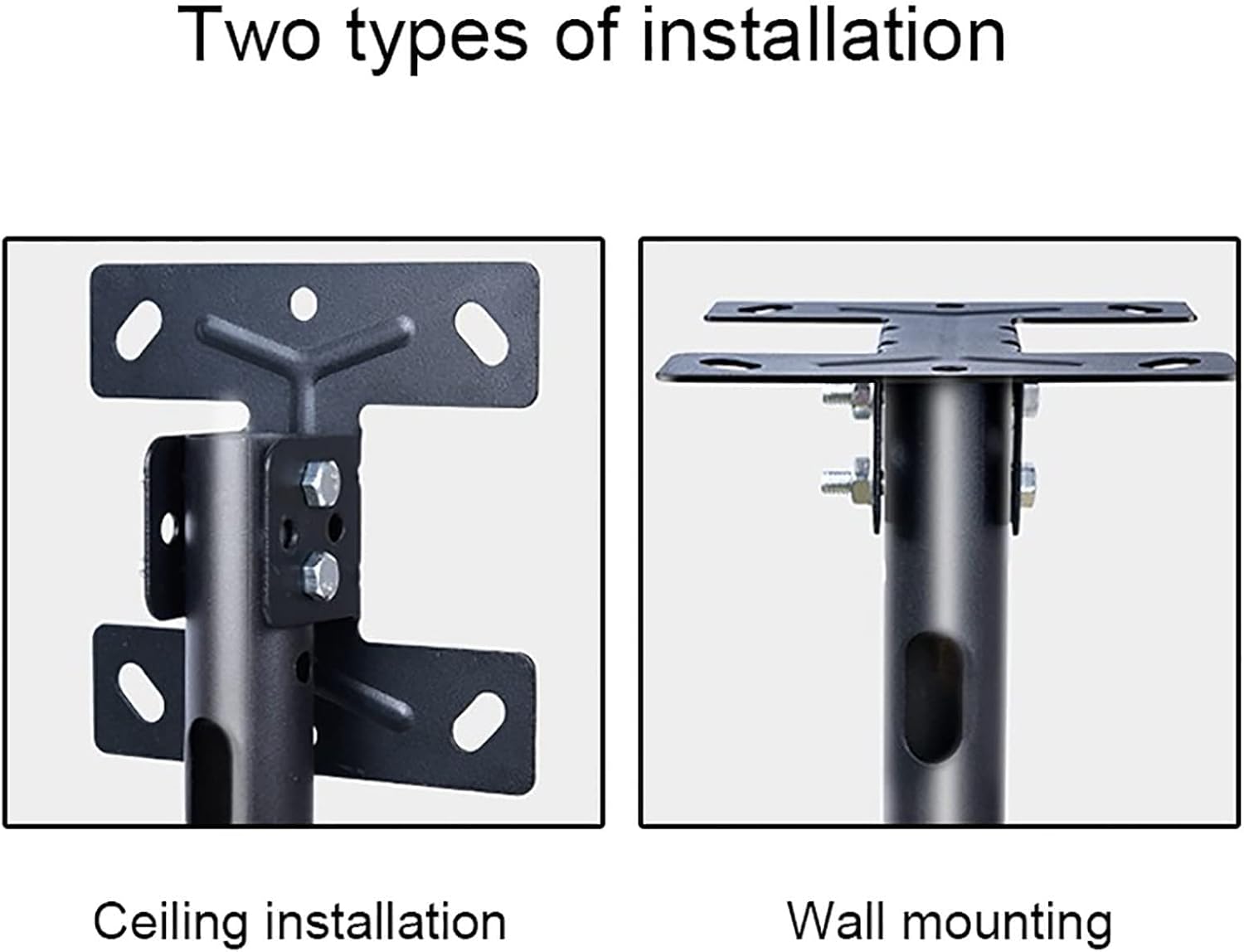Adjustable Ceiling Tv Mount Bracket - Tv Wall Mount, Double Bar Adjustable Tilt, Suitable for 55-86 Inch Large Led Screens Tv Stand, Vesa 800X400Mm Ceiling Tv Mount