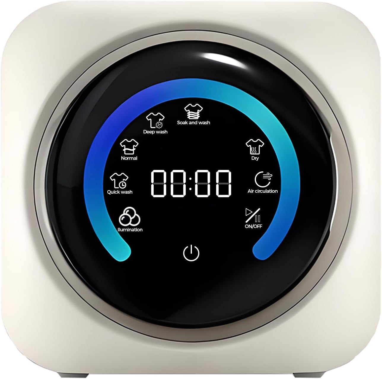 BANGBANGJI 2 in 1 Mini Portable Washer and Dryer Combo, 3.5L Front Drum Type Portable Clothes Washing Machines, Washing Capacity 0.3kg for Dormitory Travel Washing Desktop