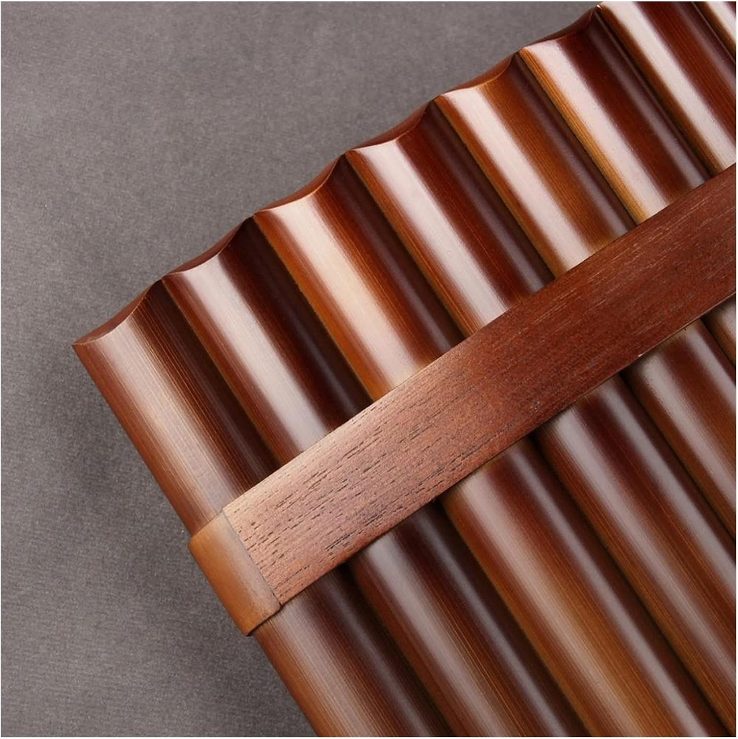 25 Pipes G Key Pan Flute Pan Pipes Woodwind Instrument Traditional Musical Instrument Bamboo Pan Flute (Color : Left-Hand)
