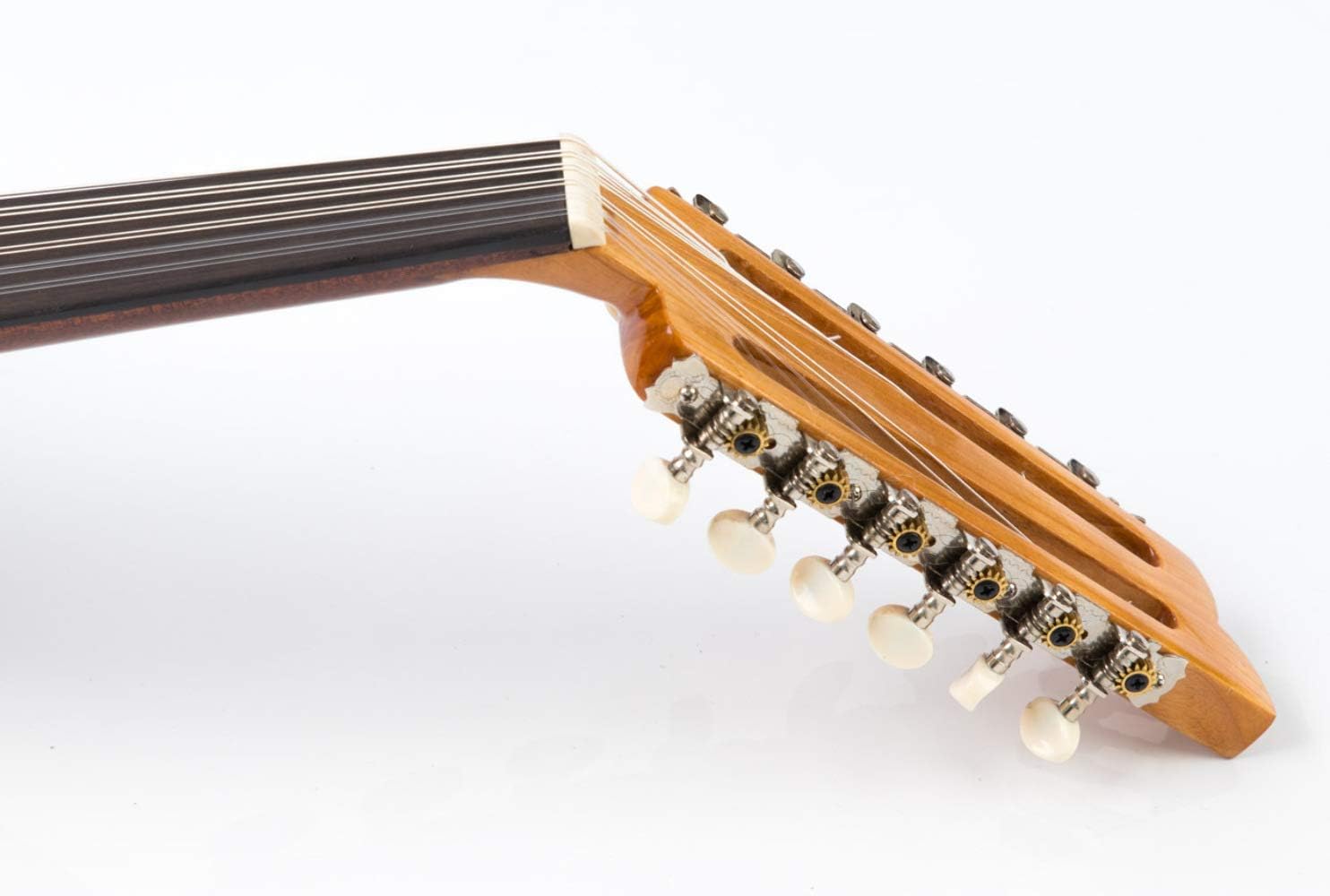 Electric Oud Silent Oud Mahogany, With Guitar Pegs, Electro Oud with Presys 301 Pickup, Soft case & Free Picks