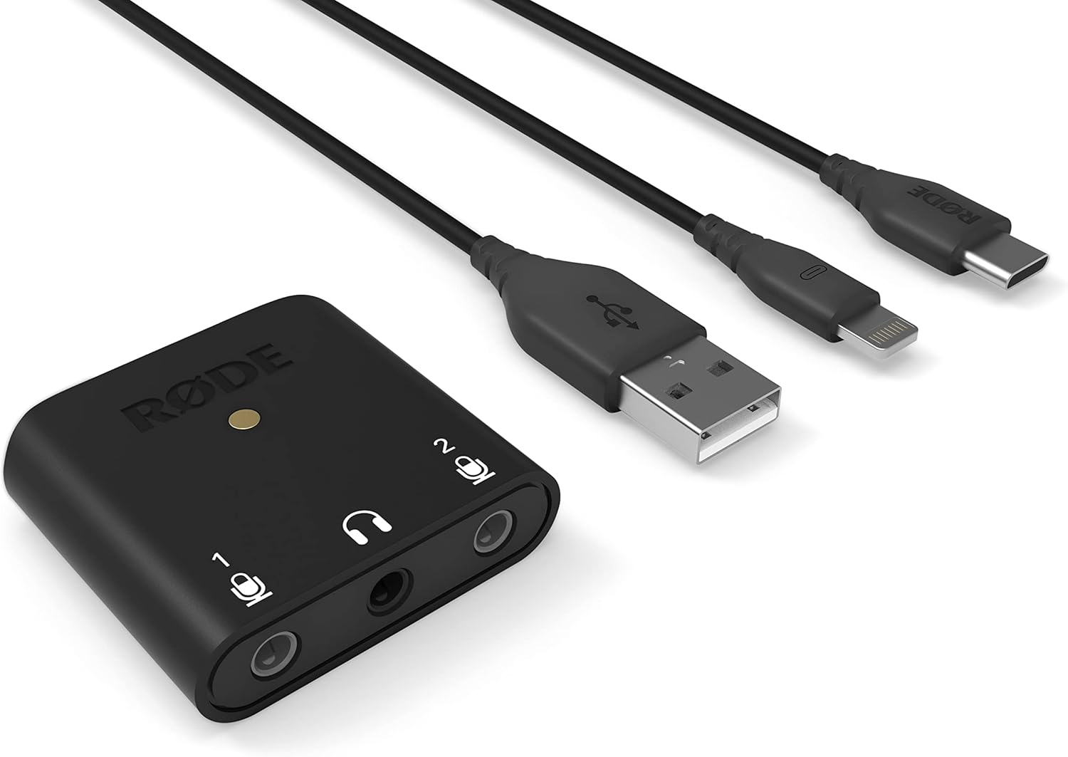 Rode AI-Micro USB Audio Interface,Black & RØDE Lavalier II Premium Ultra-Low-Profile Lavalier/Lapel Microphone for Broadcast, Filmmaking, Content Creation, Location and Studio Voice Recording