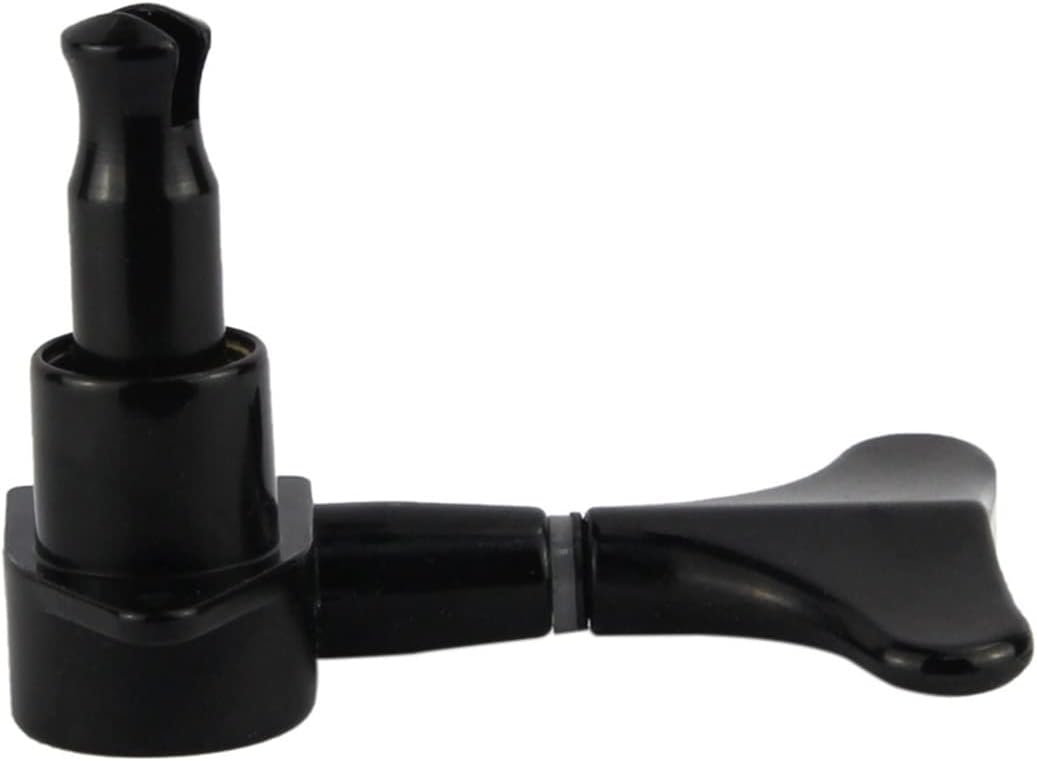 Sealed 2L2R Black 4-String Bass Guitar Tuning Pegs Machine Heads Tuners Gear Ratio:1:17 Guitar Machine Head Tuners