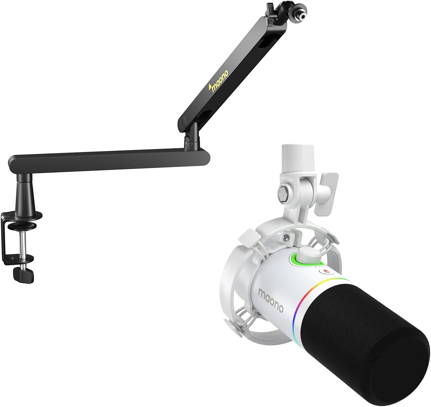 MAONO PD200X Dynamic Microphone with BA92 Boom Arm Bundle for Podcast, Studio, Streaming, Recording, Vocal
