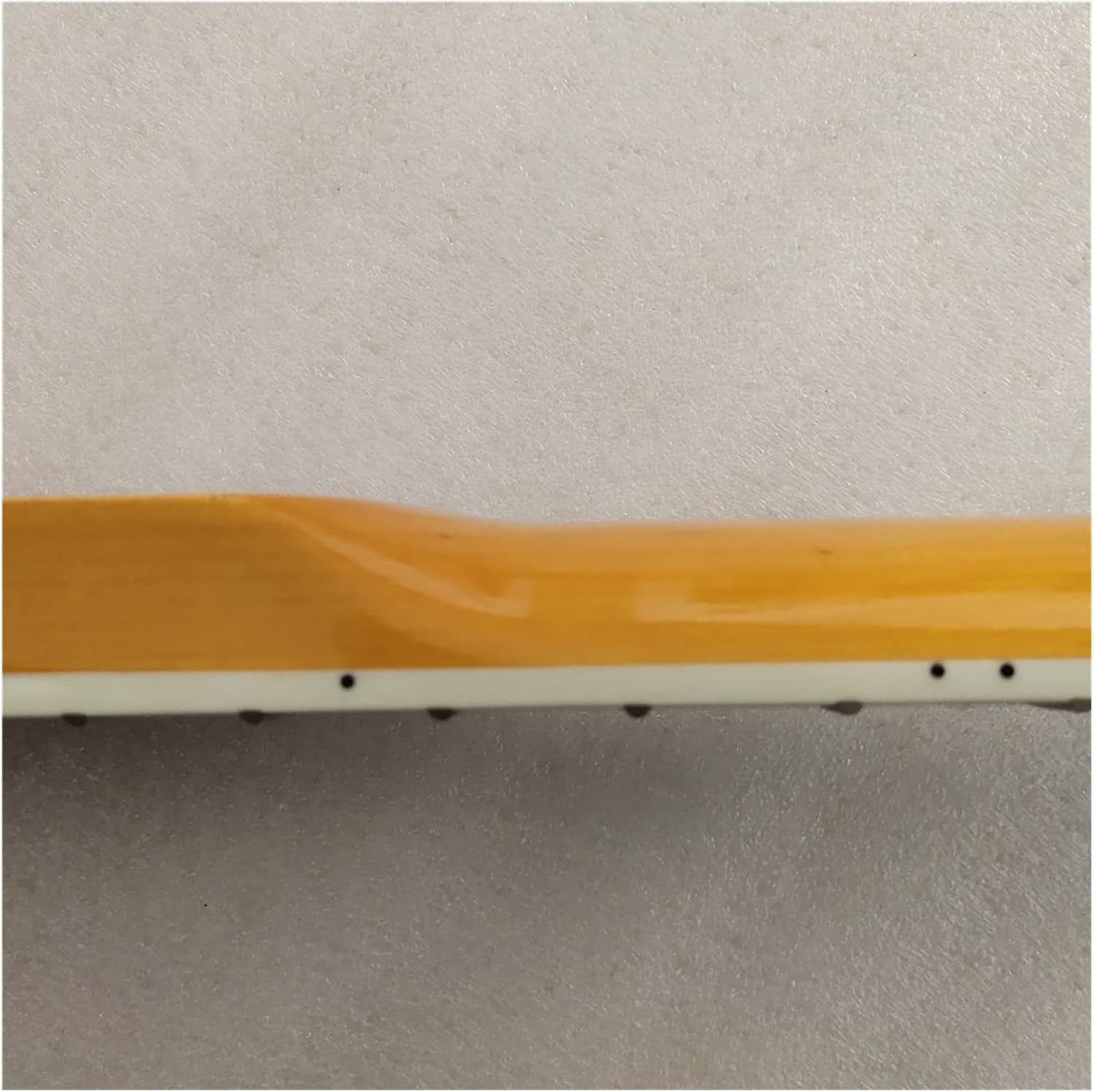 TSTS 4 String Maple 20 Frets Bass Guitar Neck Replacement Ebony Fingerboard 34 Inch Guitar ​Neck Replacement