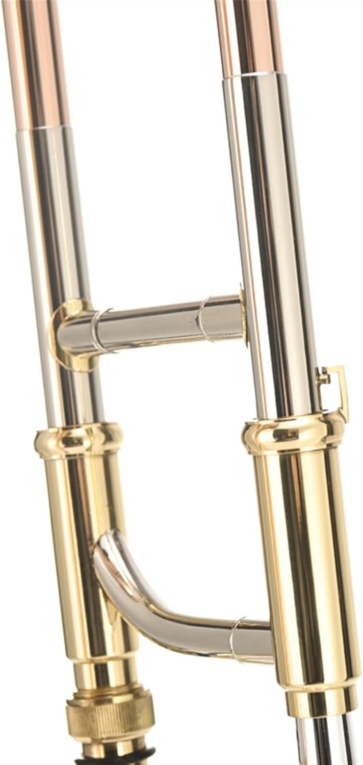 TSTS Bb Tune Tenor Trombone Phosphorus Copper Gold Lacquer Musical Instrument Beginner Trombone