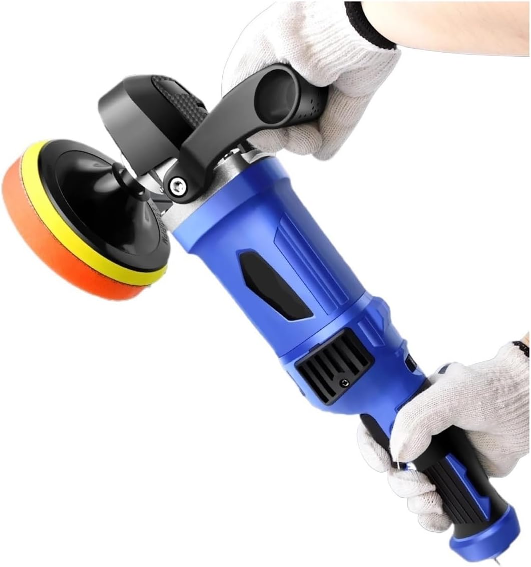 YPMart Polisher Buffer 5000W Car Furniture Polishing Machines Electric Polisher Kit Rotary Car Polishers and Buffers 6 Speed for Car Boat Sanding Polishing Waxing