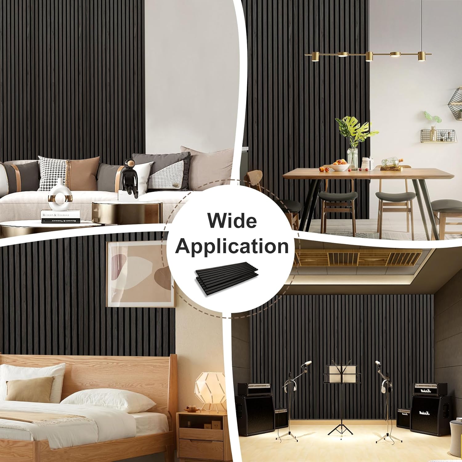 2 Pieces Wood Panels for Wall, 47.2