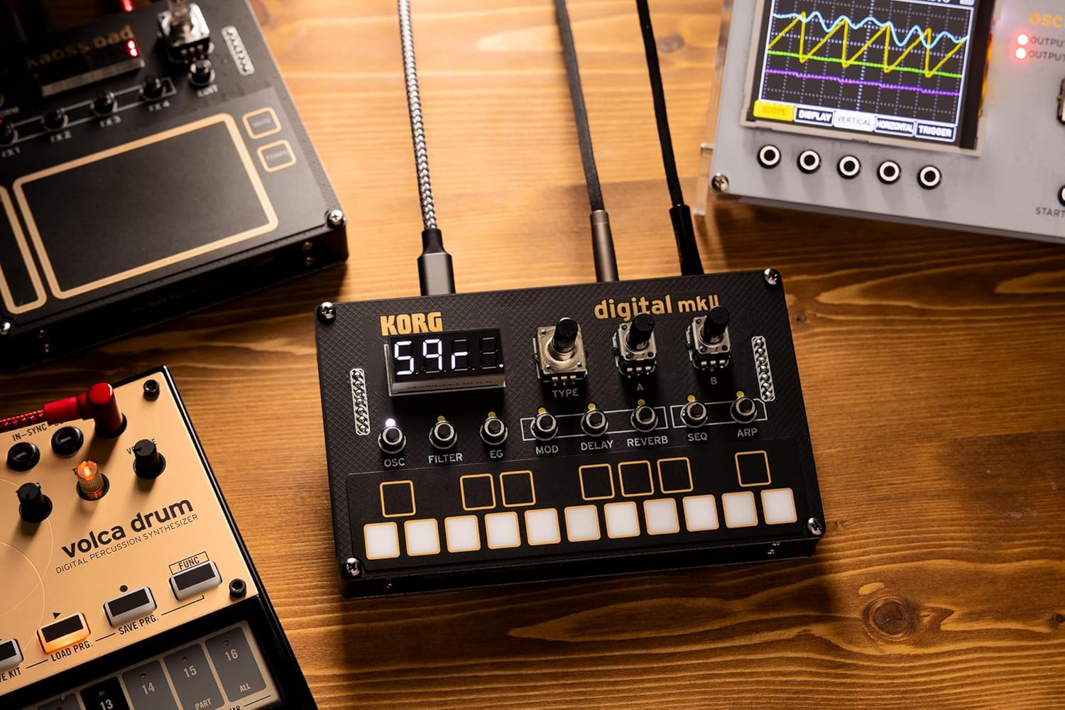 Korg Nu:Tekt NTS-1 MKII Build Your Own Digital Synthesizer Kit