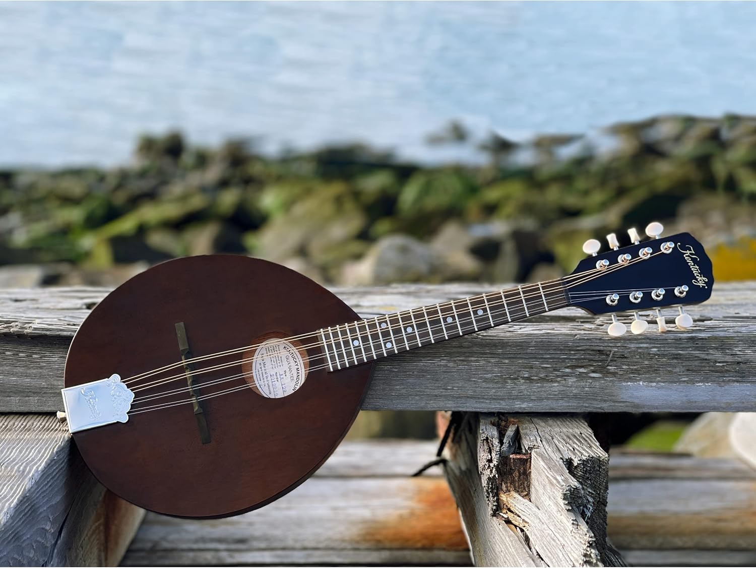 Kentucky KM-120 Army-Navy Special Mandolin – All-Mahogany, Smooth Playability, Reliable Tuning, Classic Style