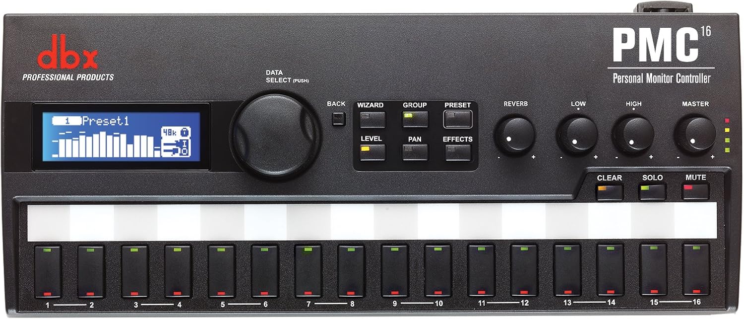 dbx PMC16 16-Channel Personal Monitor Controller with BLU Link Capability