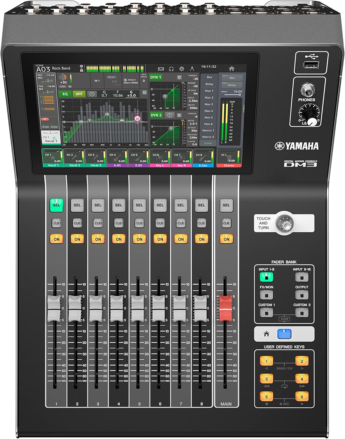 Yamaha DM3 Standard 22 Channel Ultracompact Digital Mixing Console