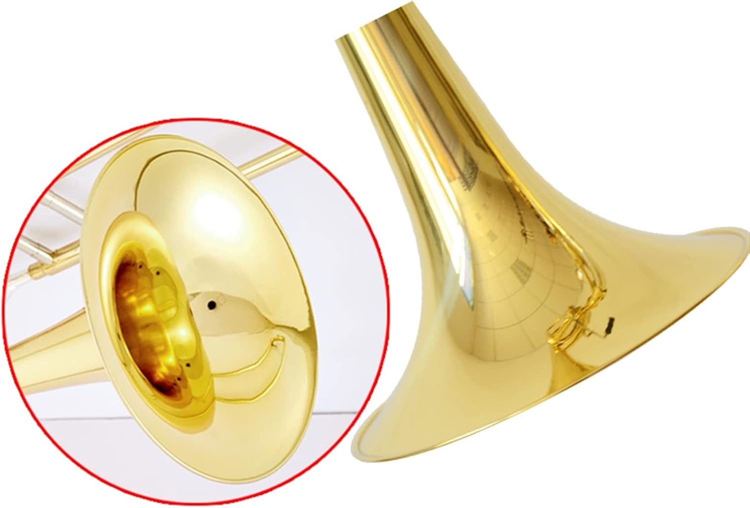 TSTS B-Flat Tenor Trombone Imitation Gold Paint Treatment Beginner Trombone