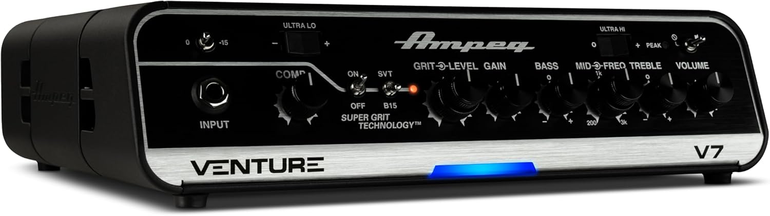 Ampeg Venture V7 Bass Guitar Head, 700 Watts