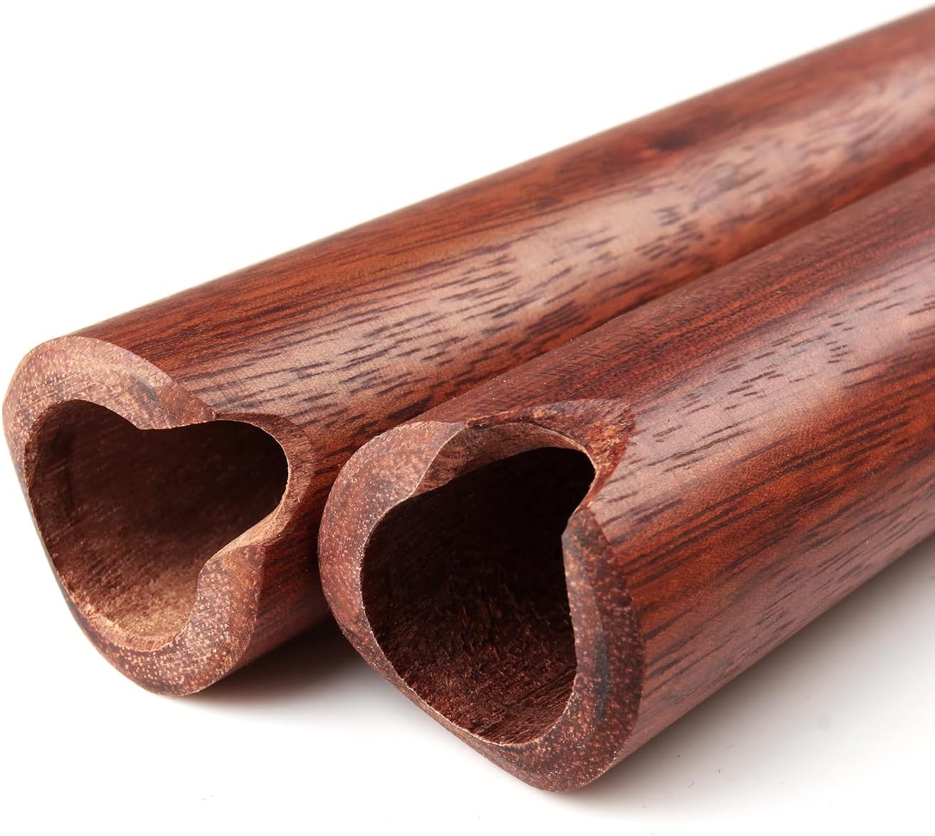 Handmade Natural Wood Quena Flute Wood Musical Instruments Wind Cultural 'Andean Tradition' (Red)