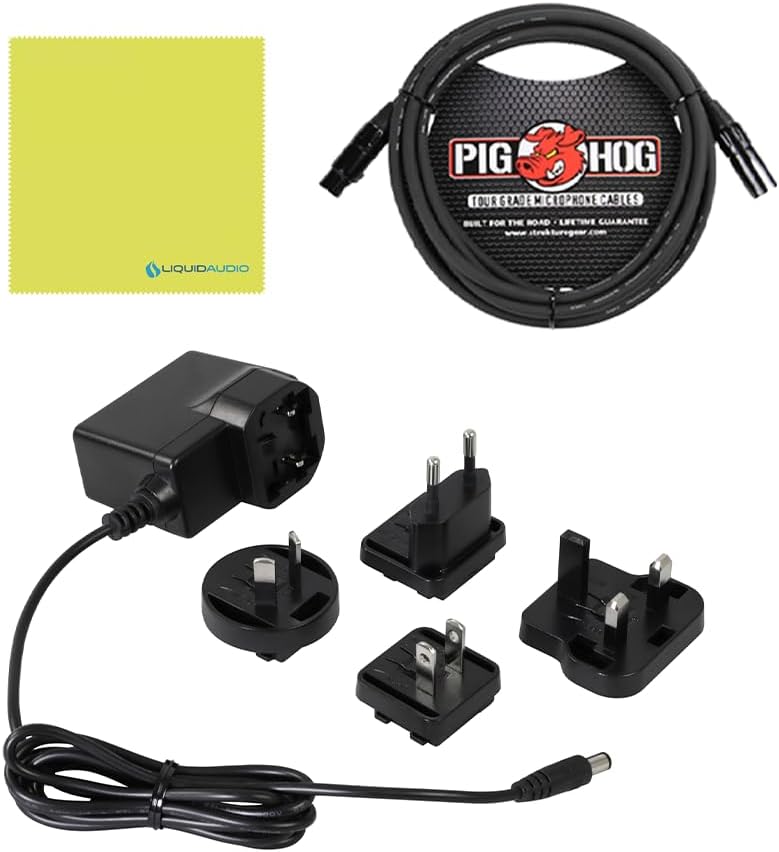 Radial Engineering EXTC-Stereo Effects Interface & Reamper Bundle with Pig Hog 10ft Microphone Cable and Liquid Audio Instrument Polishing Cloth - Reamp Box