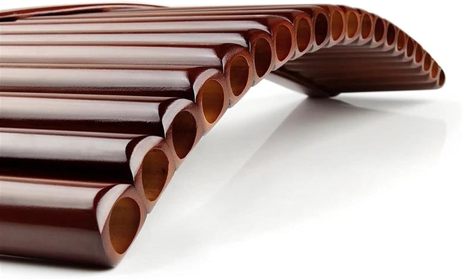 pan flute for beginners E Key 20 Pipes Panpipes Left Hand Brown Colour Flute Handmade Folk Pan Pipes Woodwind Musical Instrument