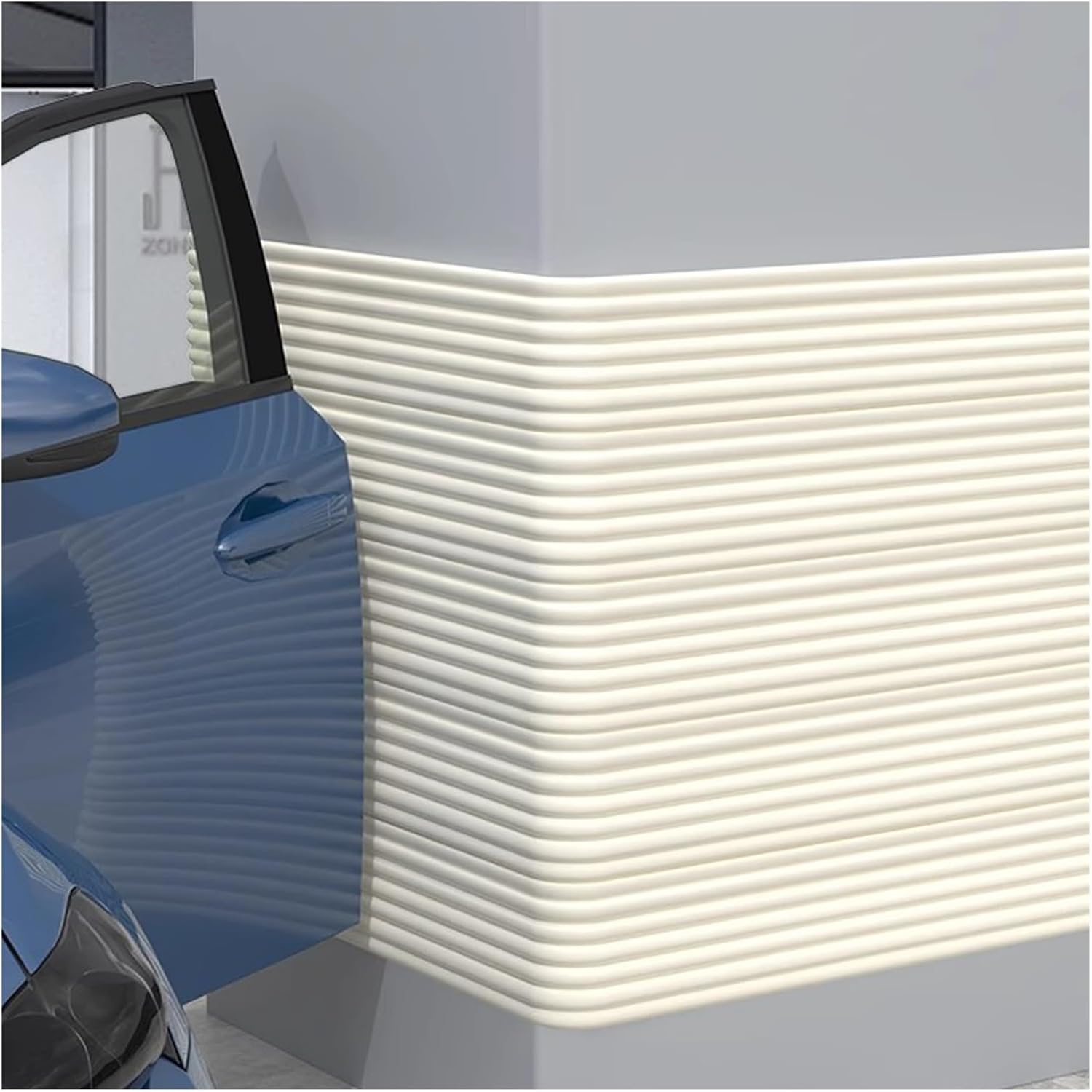 Car Parking Protector Rubber Corner Protector Wall Corner Guard for Parking Garages,Anti-Scratch Workshops Sponges Edge Protector,Table Furniture Garage Edges Wall Corner Guards,2/5M