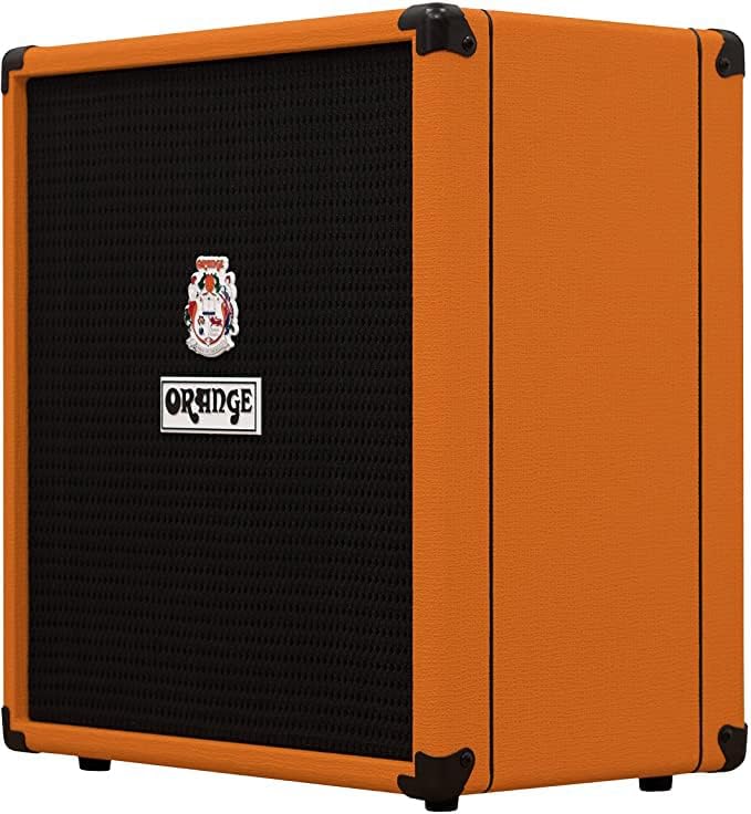 Orange Crush 50-Watt Bass Guitar Combo Amplifier Bundle with Instrument Cable and Austin Bazaar Polishing Cloth