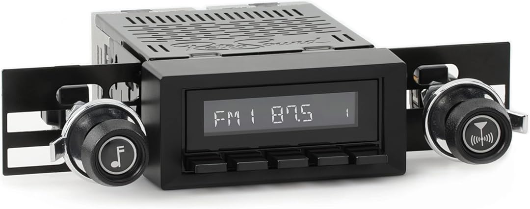 RetroRadio Compatible with 1973-87 Chevrolet Full Size Blazer Features Include Bluetooth, USB, AM/FM HB-M2-216-37-73C4