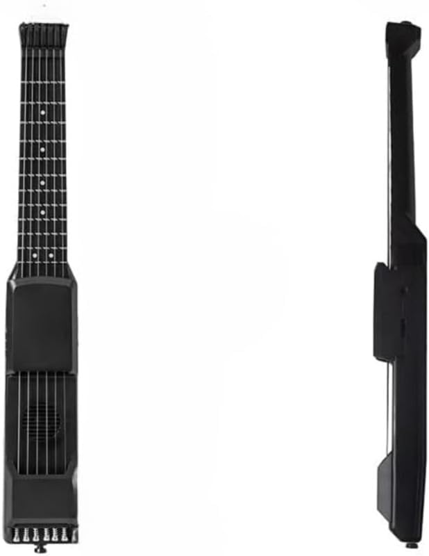 Smart Portable Guitar with 7/12 Frets, MIDI Connectivity & App Integration – Lightweight Electric Acoustic Practice Guitar, Compact Silent Travel Design for Home, Studio & On-the-Go Performance